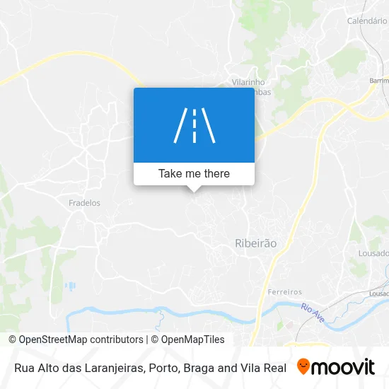 Rua Alto das Laranjeiras map