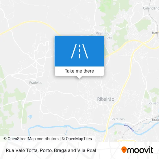 Rua Vale Torta map