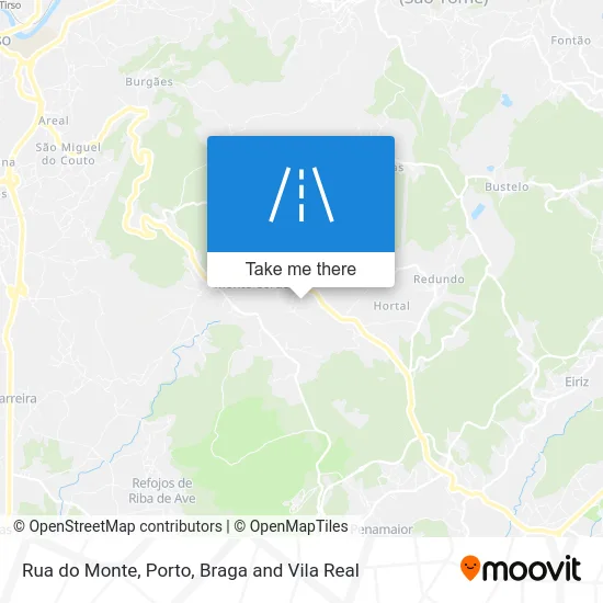 Rua do Monte map