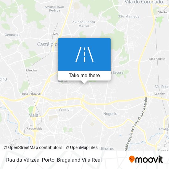 Rua da Várzea map