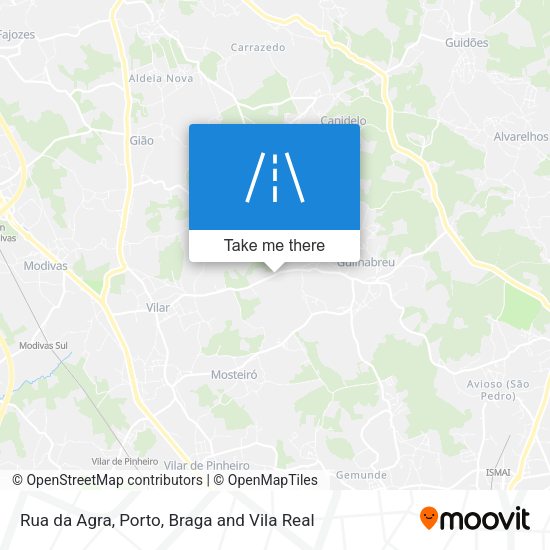 Rua da Agra map