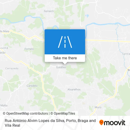 Rua António Alvim Lopes da Silva map