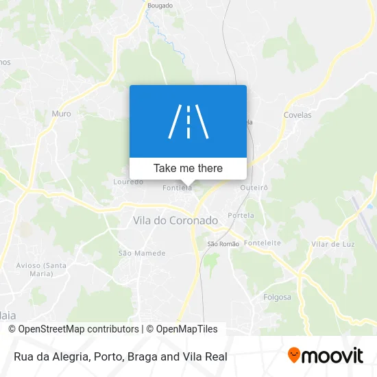 Rua da Alegria map