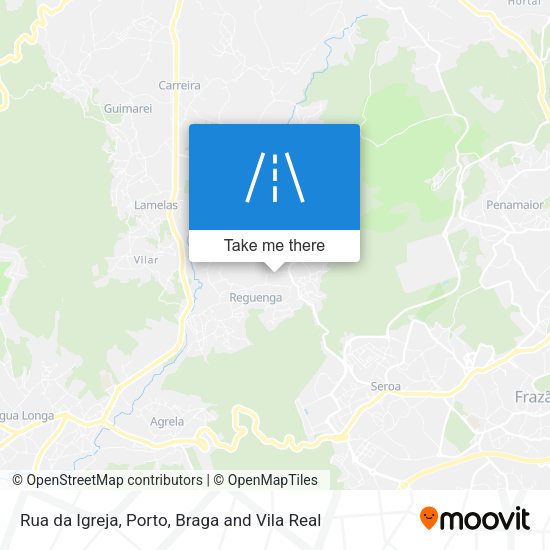 Rua da Igreja mapa