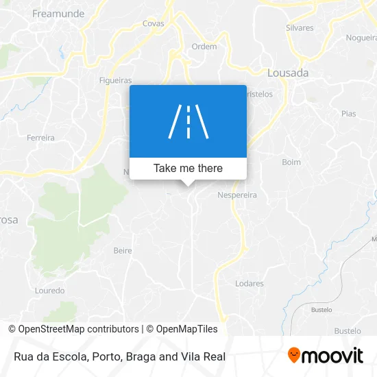 Rua da Escola map