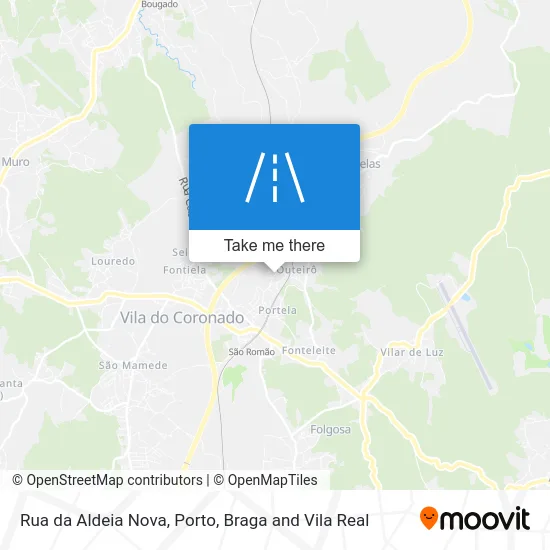 Rua da Aldeia Nova map