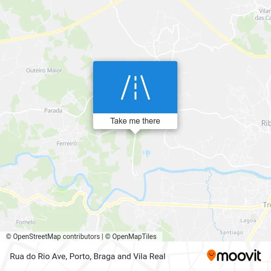 Rua do Rio Ave map