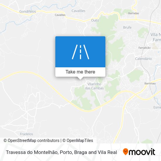 Travessa do Montelhão mapa