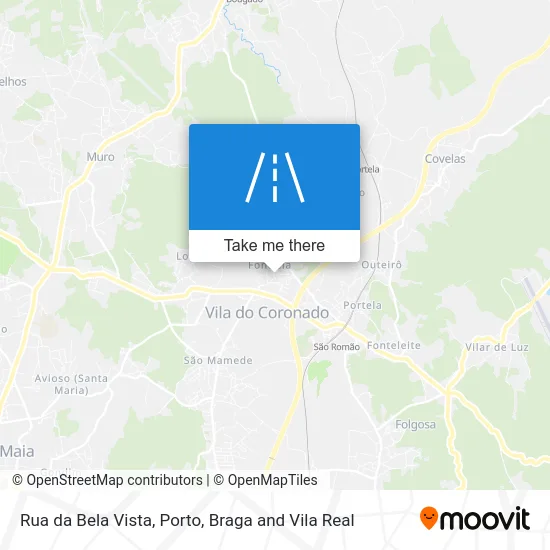 Rua da Bela Vista map
