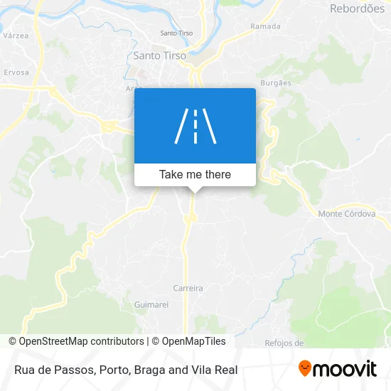 Rua de Passos map
