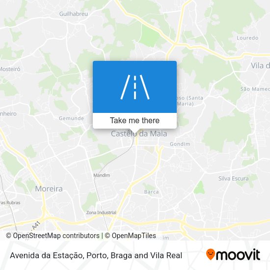 Avenida da Estação map
