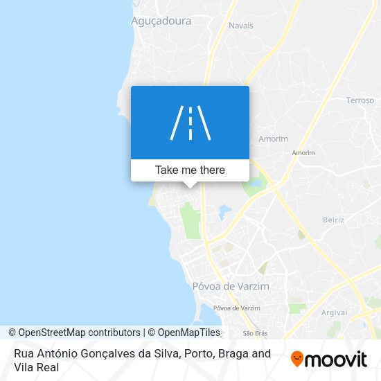 Rua António Gonçalves da Silva map
