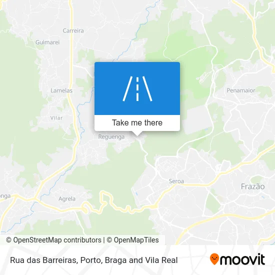 Rua das Barreiras map