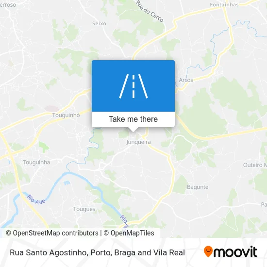 Rua Santo Agostinho map