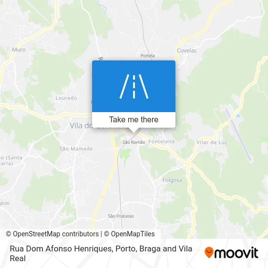 Rua Dom Afonso Henriques map