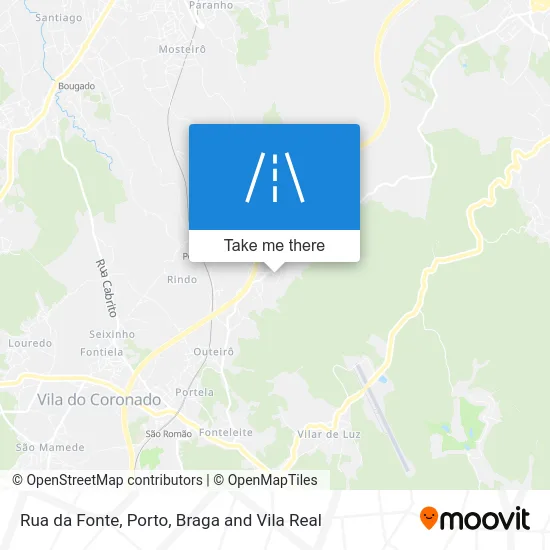 Rua da Fonte map