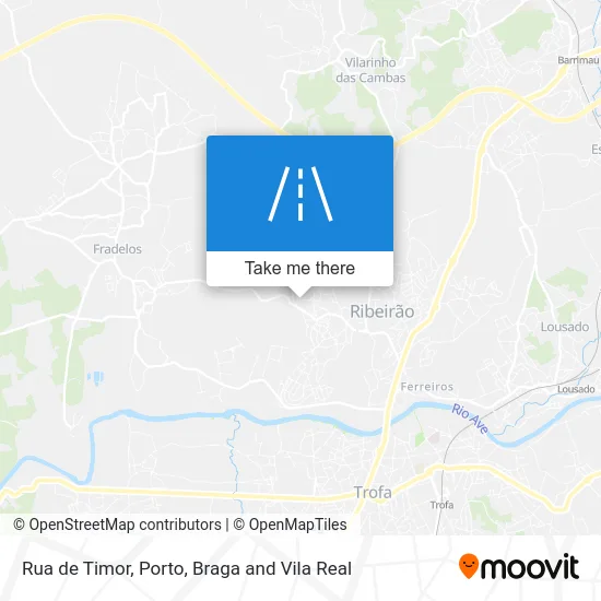 Rua de Timor map