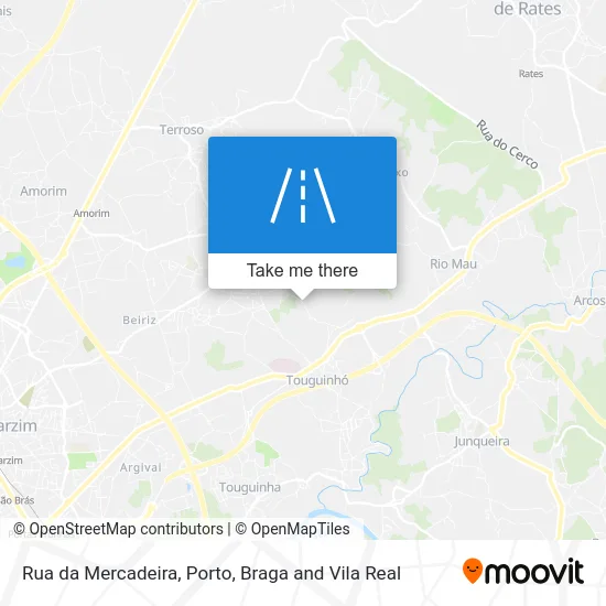 Rua da Mercadeira map