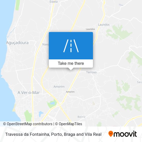 Travessa da Fontainha mapa