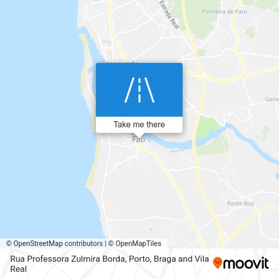 Rua Professora Zulmira Borda map