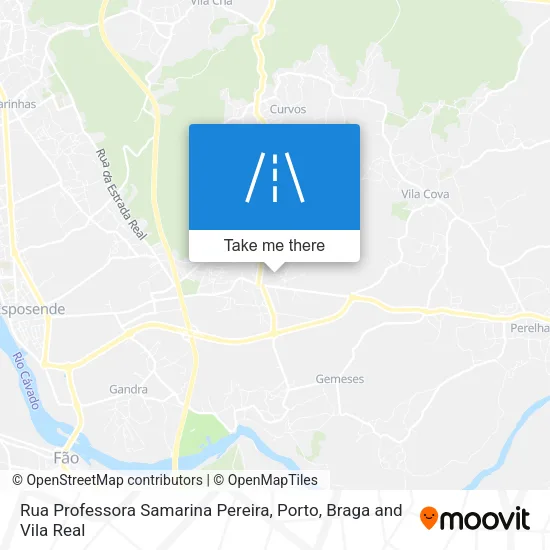 Rua Professora Samarina Pereira map
