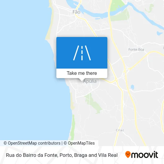 Rua do Bairro da Fonte map