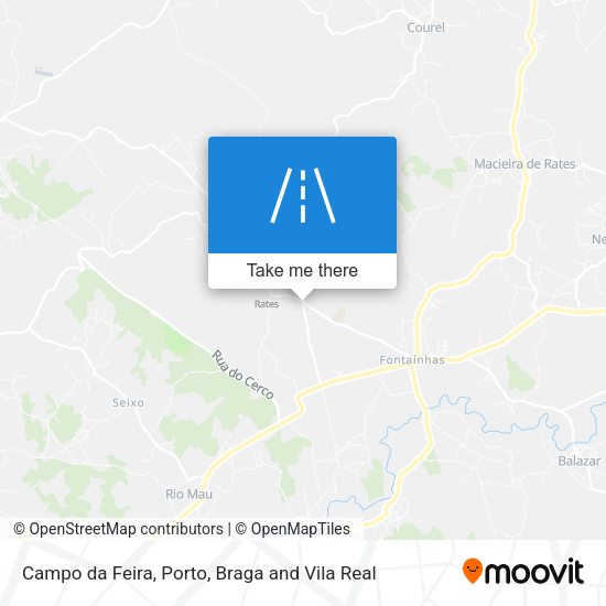 Campo da Feira mapa