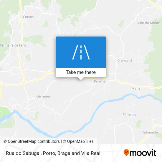 Rua do Sabugal map