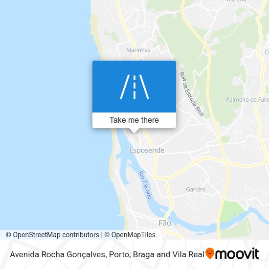 Avenida Rocha Gonçalves map