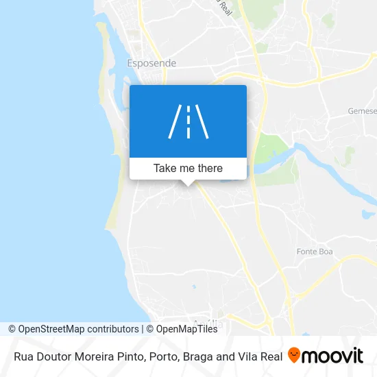 Rua Doutor Moreira Pinto map