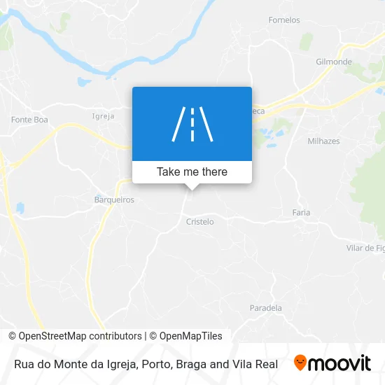 Rua do Monte da Igreja map