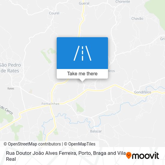 Rua Doutor João Alves Ferreira mapa