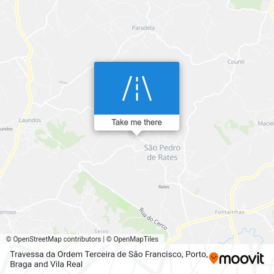 Travessa da Ordem Terceira de São Francisco map