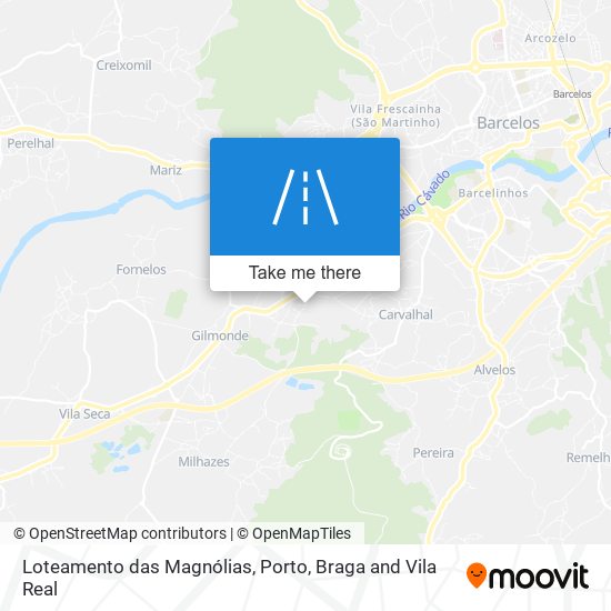 Loteamento das Magnólias map