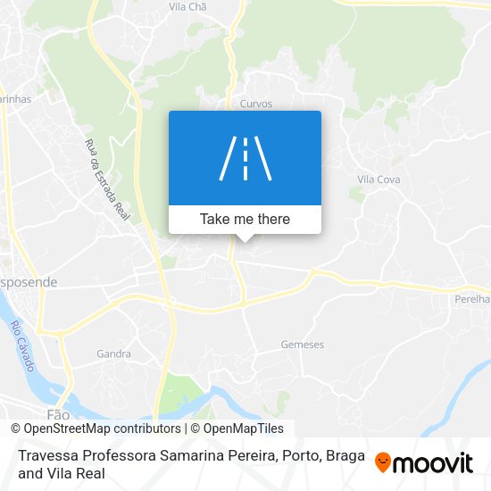 Travessa Professora Samarina Pereira mapa