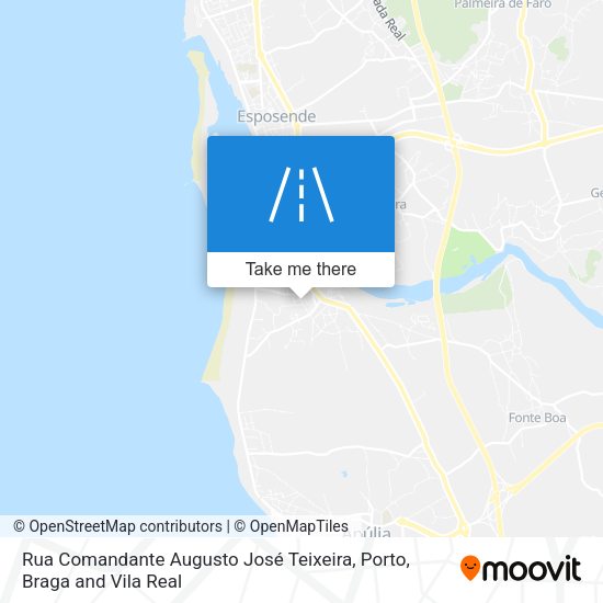 Rua Comandante Augusto José Teixeira map