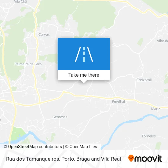 Rua dos Tamanqueiros map