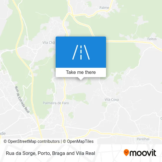 Rua da Sorge map
