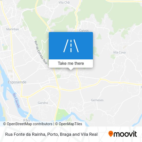 Rua Fonte da Raínha map