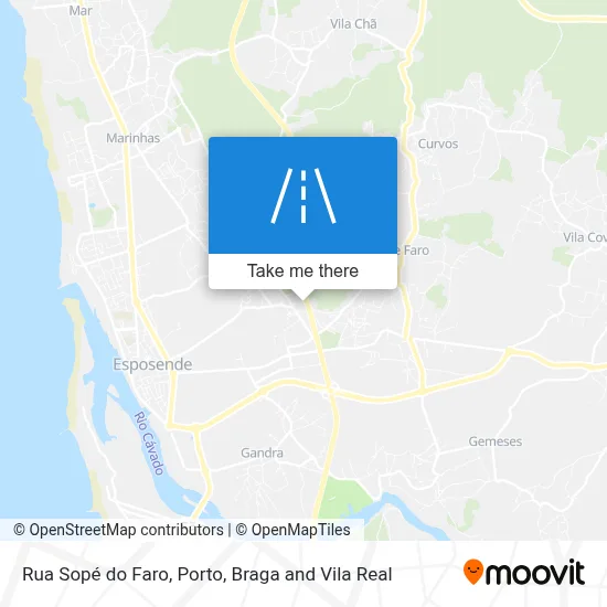 Rua Sopé do Faro map