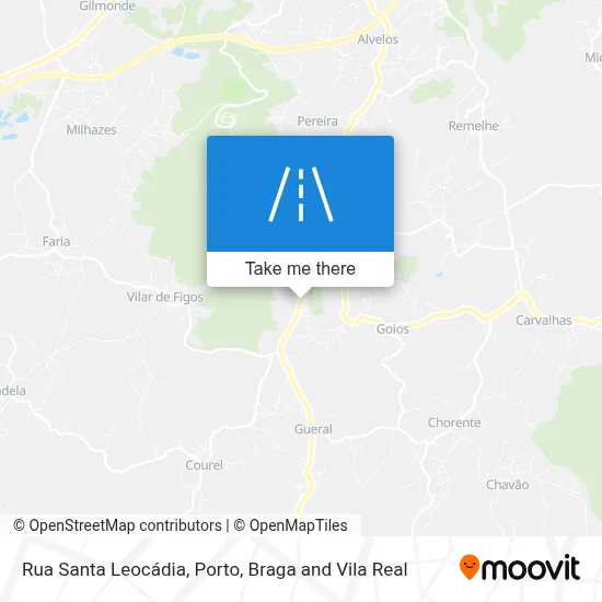 Rua Santa Leocádia map