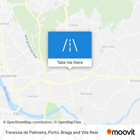 Travessa de Palmeira mapa