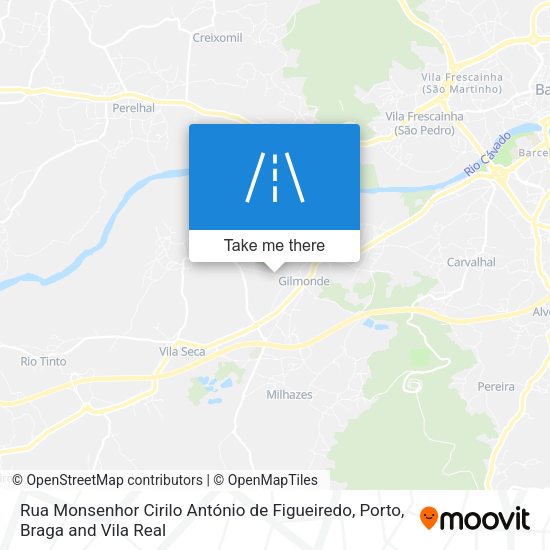 Rua Monsenhor Cirilo António de Figueiredo map