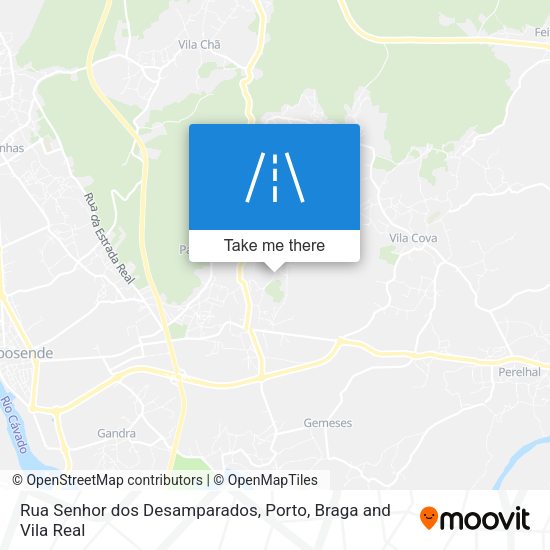 Rua Senhor dos Desamparados map