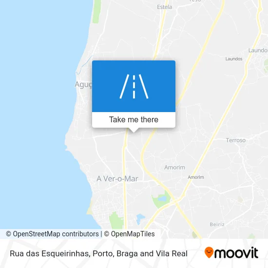Rua das Esqueirinhas map