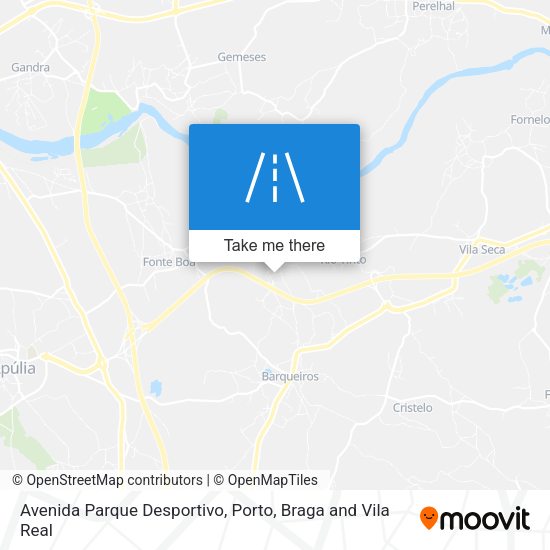 Avenida Parque Desportivo mapa