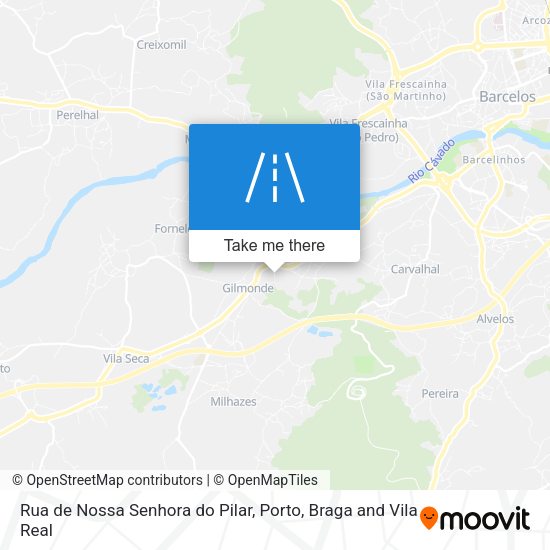 Rua de Nossa Senhora do Pilar map