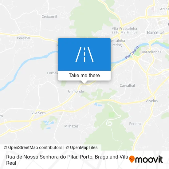 Rua de Nossa Senhora do Pilar map