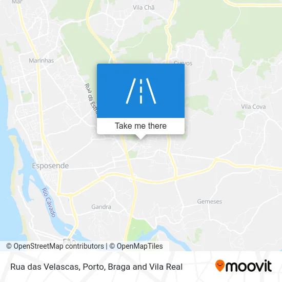 Rua das Velascas map