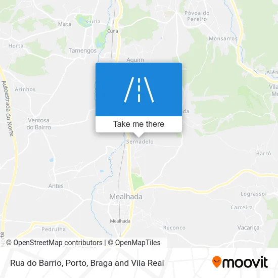 Rua do Barrio map